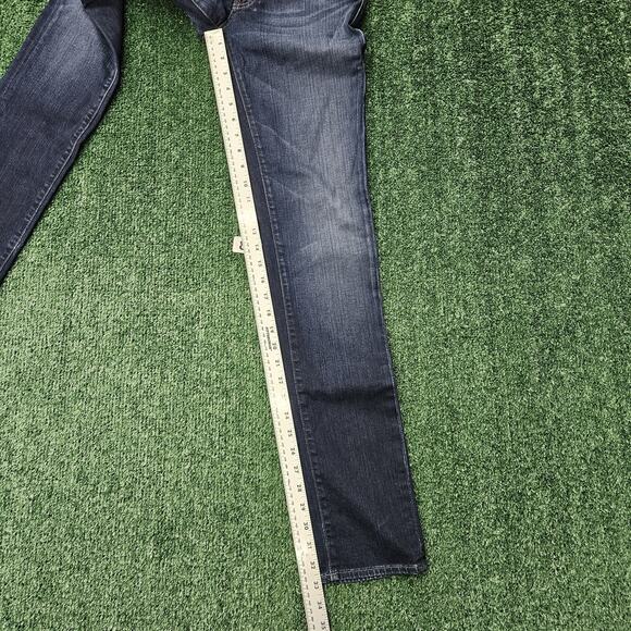 Ladies 7 for All Mankind Roxanne Slim Low Rise Blue Jeans W28 L33 - Picture 10 of 12